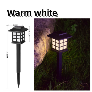 🇲🇾【2PCS】Lampu Solar LED Lantern Outdoor Pathway Lighting Solar Lamp Walkway Garden Light Outdoor