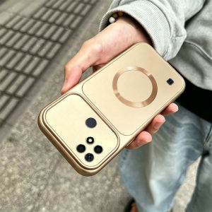 Case For Realme C21Y C25Y New Multi-Color Paint 3D Pattern Magnetic Suction Ring Anti Drop Phone