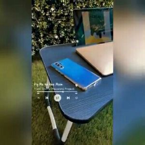 Meja lipat polos import