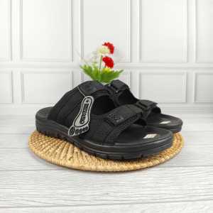 Sandal Slop Cowok Terbaru 2025 Sandal Gunung Pria Warna Hitam Coklat Ukuran 39 - 43