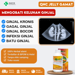 Obat Gagal Ginjal Ginjal Kronis Gagal Ginjal Akut Ginjal Bocor Batu Ginjal & Infeksi Ginjal Tanpa Operasi Ampuh Dengan QNC JELLY GAMAT 100% ASLI ORIGINAL BPOM & HALAL MUI
