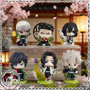 Demon Slayer Blind Box Birth Flower Series Kimetsu No Yaiba Figures Demon Anime Figures Souvenirs
