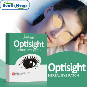 South Moon Eye Treatment Patch Eye Protection Patch Relieve Fatigue Eye Relieves Discomfort Dry Eyes Astringent Fatigue Blurred Vision Fade Dark Circles Improve Vision Good Vision Myopic Amblyopia Improve Eyesight Eyes Beauty Care Plaster（10pcs）
