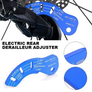 GALLOWAY การพิมพ์ 3 มิติ ตัวปรับเกียร์หลังไฟฟ้าสำหรับจักรยาน ชุดเครื่องมือเสริม การวัด 12T คู่มือเครื่องมือวัดการขี่ ช่างเครื่อง การวัดที่แม่นยำ ชุดเครื่องมือสำหรับปรับช่องว่างโซ่จักรยานเสือหมอบ บำรุงรักษาจักรยาน