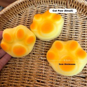 Cat Paw Toast Big Squishy Soft Slow Rebound Eva Foam Mini Toy Squeeze Kid Destress Release