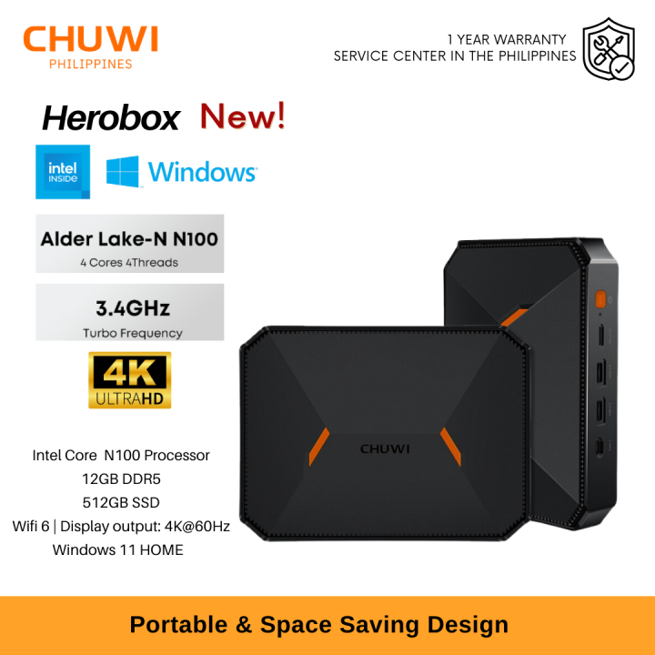 Chuwi Herobox New N100 MiniPc | Lazada PH