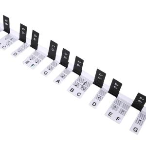 Bàn phím đàn piano dán bàn phím có thể tháo rời chữ cái Bàn phím Piano điện tử nhãn dán ghi chú bàn phím đàn piano cho trẻ em và người mới bắt đầu