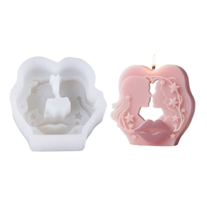 Couple Kiss Portrait Molds Lips Silicone Mould Baking Molds Plasters Molds Casting Molds Cake Decoration Tool