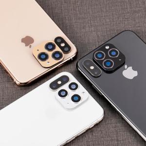 Zeallion Camera Lens Protector case for Apple iPhone X Xs Max Change to iPhone 11 Pro Max Metal with Tempered Glass Integration Anti-scratch 360 Full Protection Rear Camera Ring film