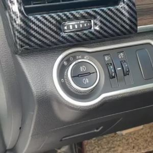 dncnf For Haval Hover H8 H9 Car Headlight Adjustment Frame Cover Stickers 304 Stainless Steel Interior Modification Accessories Q8H3K
