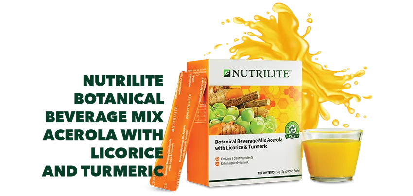 HOT SALE - Nutrilite Botanical Beverage Mix Acerola With Licorice And  Turmeric - Triple Booster for Better AIRways - 100% ORIGINAL PRODUCT