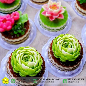 Khuôn silicon sen ngọc làm bánh rau câu kẹo dẻo sáp nến