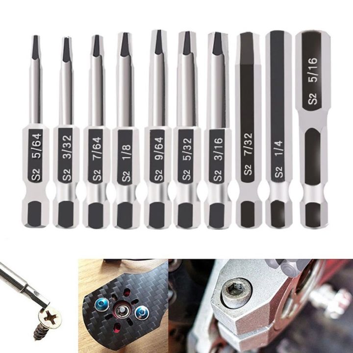 1pc 5/64—5/16inch Imperial Hex Screwdriver Bit Screw Driver