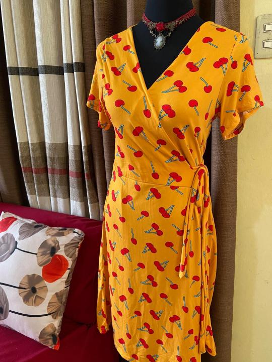 Lazada hot sale wrap dress