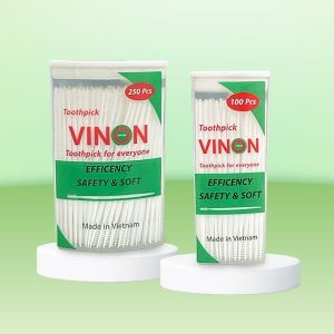 TĂM XỈA RĂNG NHỰA VINON | COMBO 2 HỘP 500 CÂY | TĂM XƯƠNG CÁ MỀM LÀM SẠCH KẼ RĂNG CAO CẤP