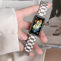 Metal strap+case For Huawei band 10 9 8 smart band Stainless steel metal loop band for huawei Watch Fit 2 Screen protective case for huawei band 7 band 6 /6Pro. 