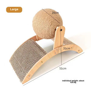 [SG]🚚 Ferris Wheel Cat Scratch Board Vertical Cat Scratch Ball No-Chip Super Large Claw Grinder Self-Hi  Cat Toy