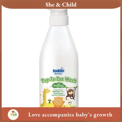 Cosway Teddie® Junior Prebiotic Top-to-Toe Wash / Phyto Fresh / Fruity Splash / 2-in-1 Shampoo & Conditioner 500ml