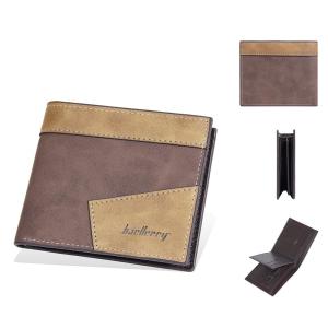 BAELLERRY D3041 Dompet Pria RFID Protect Bahan Kulit PU Leather Premium BAEOS