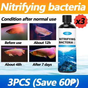 Nitrifying Bacteria for Aquarium 300ml Concentrated Water Conditioner Beneficial Bacteria for Fish Tank