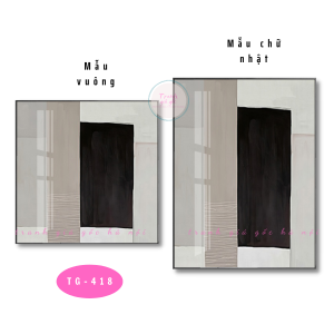 Tranh trừu tượng đen trắng decor nhiều không gian tạo sự tinh tế đẳng cấp in chất liệu canvas nhập khẩu chống nước có khung