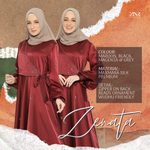 Gamis Casual Elegan Premium Wanita | Zenata Series