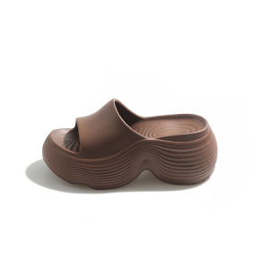 [Free Shipping] New Thick-Soled EVA Slippers For Women Fashionable And Versatile For Summer Wear With Height-Enhancing Non-Slip And Odor-Resistant Features