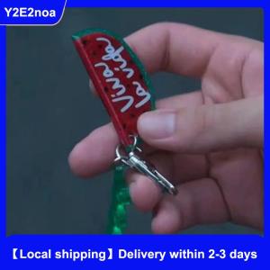 【Local shipping】 Charms Jewelry Keychain Lovely Simulation Summer Watermelon Melon Fruit Key Chain Slice Phone Case Hanging Ornament