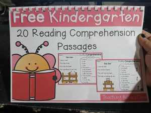 English reading book pink for beginners