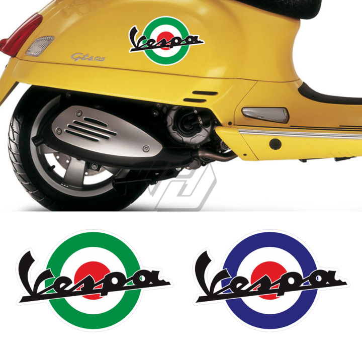 Vespa Lx 50 2t Autocollant Avant Pour Piaggio Vespa Sprint Primavera LXV GTS 150 250 300 Moto Scooter Autocollant Réfléchissant Vespa Px Miniature