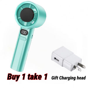 120-Speed Turbo Powerful Handheld Fan - USB Portable Mini Desk Fan with High-Velocity Airflow for Personal Cooling at Home Office or Travel