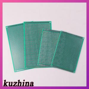 [kuzhina] แผงวงจรแบบสากลขนาด8x12 9x15ซม. แผ่นต้นแบบ2ชั้น9x15ซม. แผงวงจรสองด้านสีเขียว2.54มม.