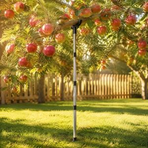 TASTY TIMES Stainless Steel Tree Support Stake Sturdy 1.5m/1.9m Branch Support Brace Yard Landscape Gardening Tool Prevent Breakage Garden Plant Stake Harvest in Autumn