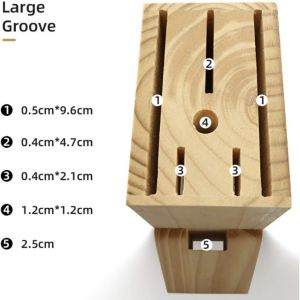 Wood knife holder organizer set knife organizer with cover kitchen rack knife rack knife stand holder knife bock storage rack knife holder kitchen utensil knife organizer rack heavy duty knife holder for kitchen kitchen tools kutsilyo hasaan