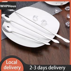[COD] WHPHous Ship within 24 hours 1pc creative stainless steel long handle coffee spoon stirring ice spoon