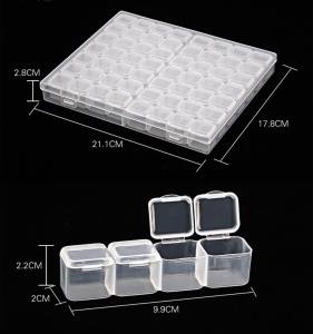Khay hộp nhựa chia nhiều ô đựng đá đựng thuốc phụ kiện trang sức