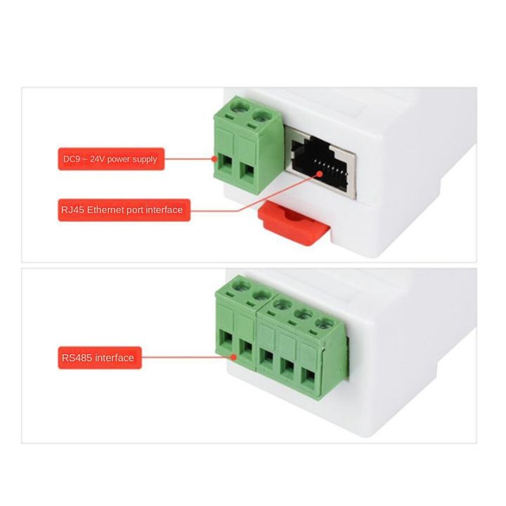 RS485 Serial Port Server RS485 to RJ45 Ethernet /IP to Serial Port ...