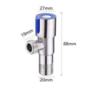 สแตนเลส 304 วาล์นน้ำ วาล์วฝักบัว ก็อกชักโครก วาล์วสามเหลี่ยม แข็งแรง ทนทา