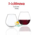 1 Pcs x Gelas Kaca / Glass Cup Tuscany 475 ml / Citinova. 