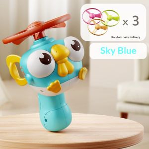 Rosy Recess Kids Helicopter Toy with Rotating Propeller - Fun Outdoor Play for Children Interactive Flying Disc Game