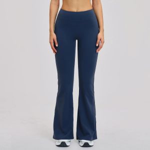 Wide-leg Pants Womens High Waist Yoga Leggings High Stretchy Butt Lifting Breathable Sports Pants for Women Gym Flared Leggings2026