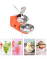 Electric Stainless Steel Ice Shaver Crusher Machine High Quality Commercial Smoothie Maker for Home and Business. 