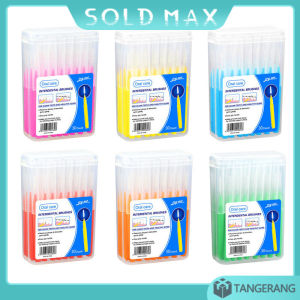30 Pcs Sikat Ortho Behel Interdental Brush Sikat Sela Gigi Sikat Behel Gigi Pembersih Sela Celah Gusi Dan Gigi