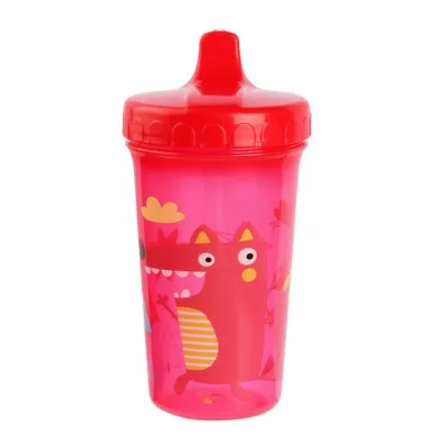 Toddler Training Sip Cup No Spill 300ml Twin Handle Baby Leaning To Drink Cup for 6 Months and Above