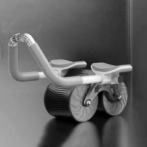 FREE PAD Beginner-Abdominal Roller Wheel Workout Exerciser Fitness equipments With hassock with Timer