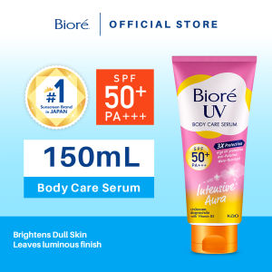Biore UV Body Care Serum Intensive Aura SPF 50+ PA+++ Body Sunscreen Water Resistant 150ml