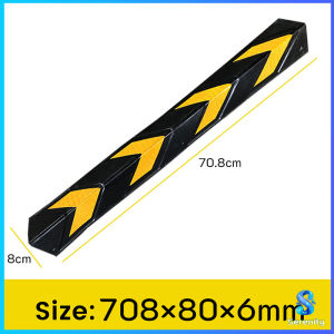 Serenity ยางหุ้มขอบเสาหุ้มมุมเสา สำหรับกันรถชนขอบเสา  แถบสะท้อนแสง Rubber Wall Corner