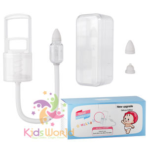 Dụng hút mũi cho bé sơ sinh và trẻ nhỏ Hello Nasal Asprirato HM06 phiên bản nâng cấp Deluxe Edittion kèm 2 đầu hút silicon mềm mại lực hút mạnh