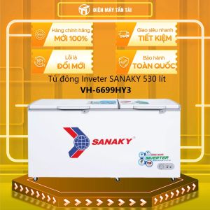 [MỚI 100%] VH-6699HY3 - Tủ đông Inveter SANAKY 530 lít VH-6699HY3 - 1 NGĂN 2 CÁNH DÀN LẠNH ĐỒNG - giao miễn phí HCM-LONG AN-CẦN THƠ-BÌNH DƯƠNG-ĐỒNG NAI-BÀ RỊA VŨNG TÀU