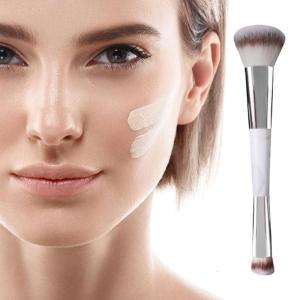 Bộ cọ trang điểm 4pcs hai mặt trang điểm bàn chải cho trang điểm dạng lỏng Phấn má che khuyết điểm Eyeshadow đường nét Bronzer